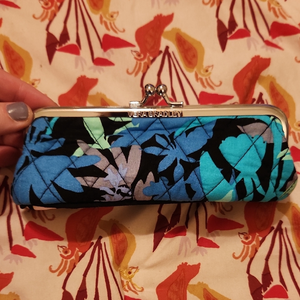 Vera‎ Bradley CamoFloral Kisslock Pouch